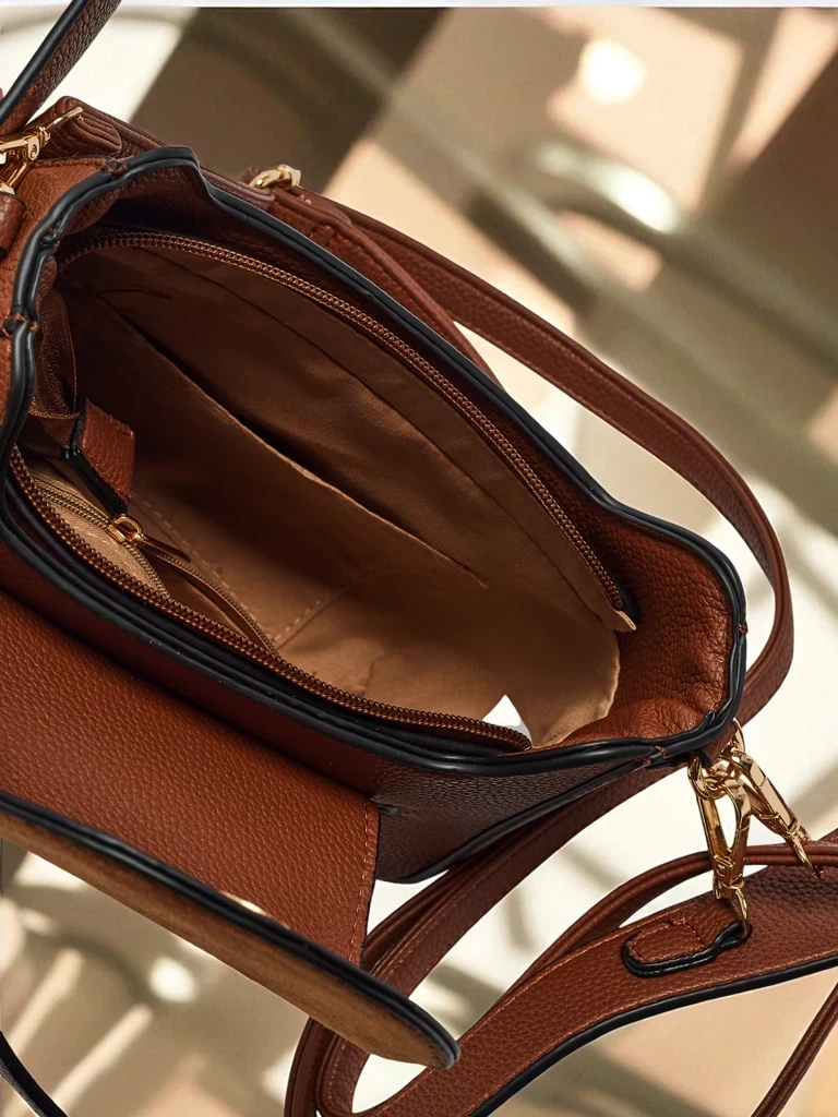 Resti Small women's eco-leather handbag Golden Whisper