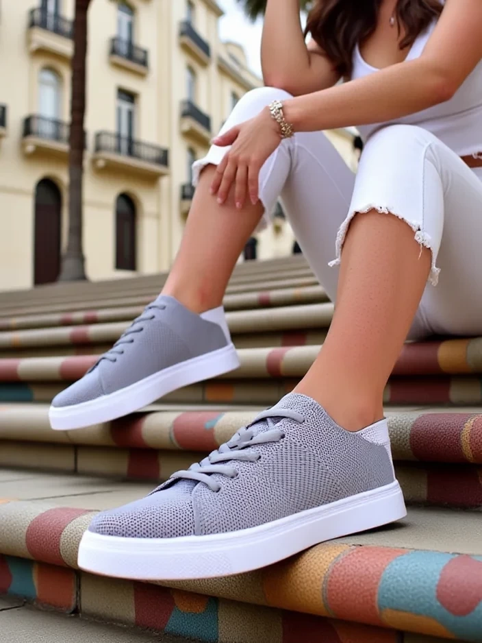 Resti Women's fabric sports shoes Esellaf
