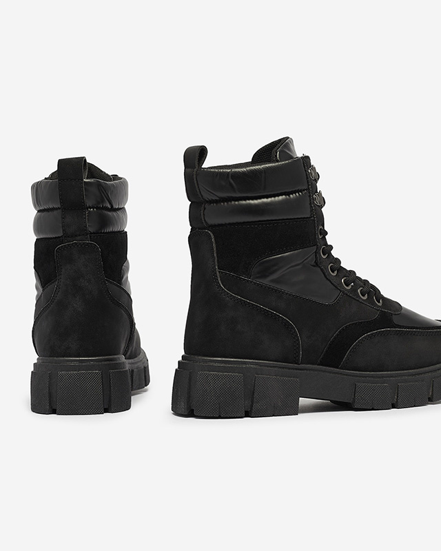 Resti Black women&#039;s insulated trapper boots Kasemi- Footwear
