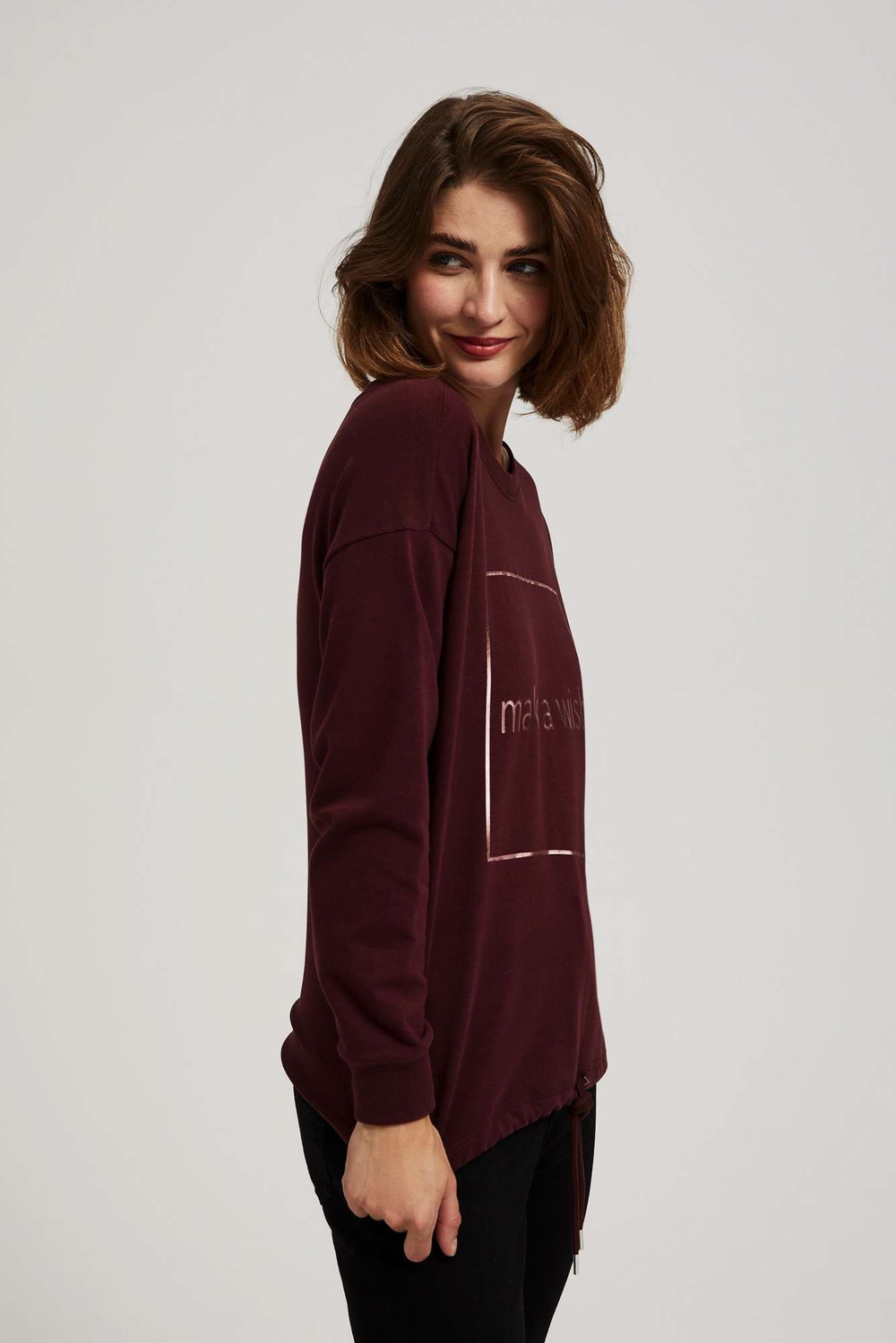 Simple sweatshirt with print