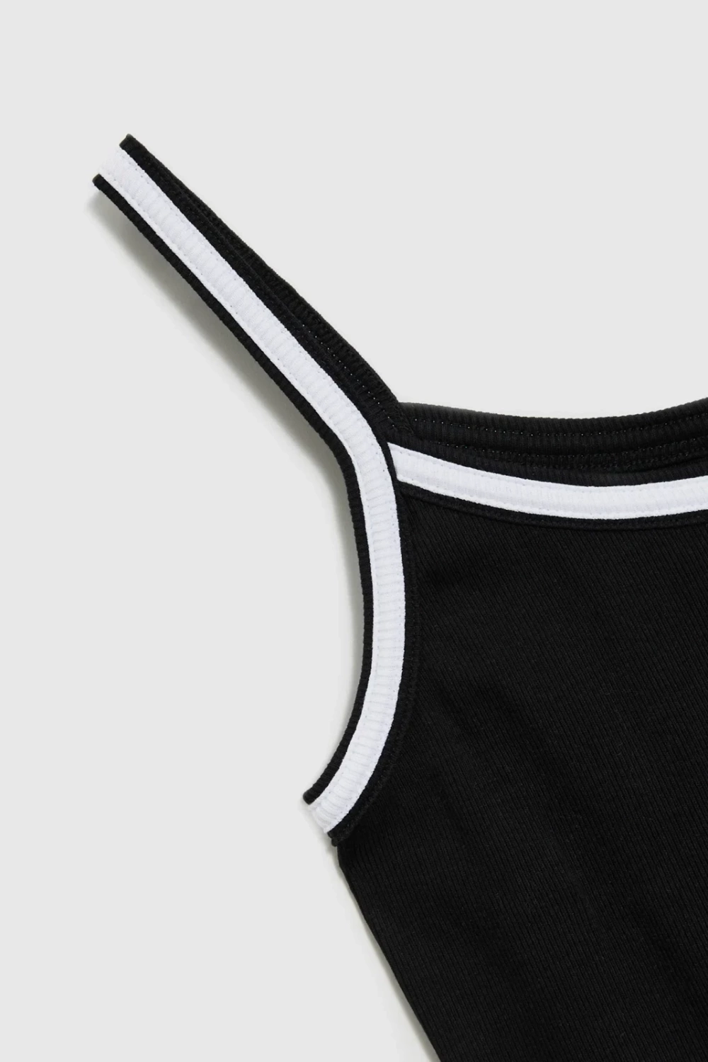 Marisse Black Cotton Top