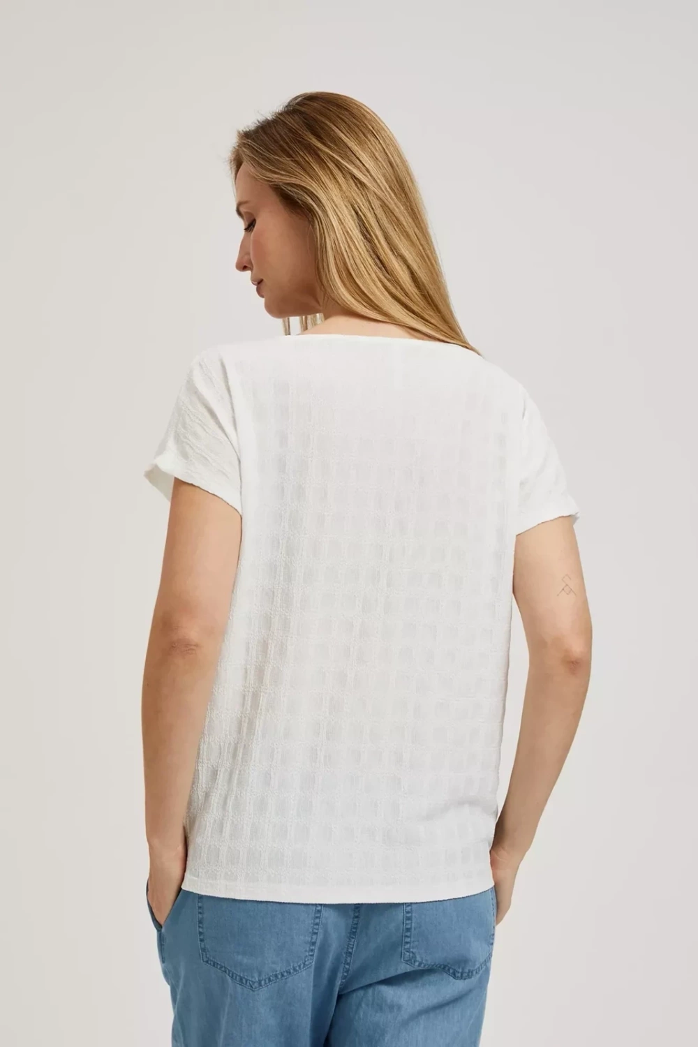 Marisse Women&#039;s Blouse L-Ts-4311 Off White