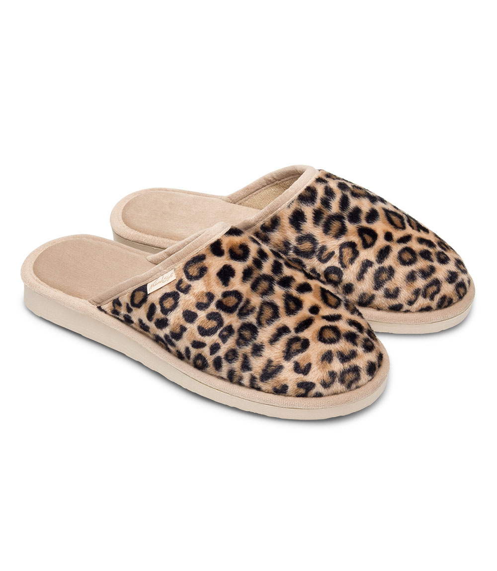 Dámske papuče Natural Style NS-070 Béžové-Leo