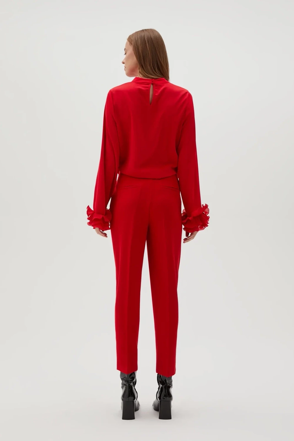 Marisse Women's Trousers Z-Sp-4528 Red