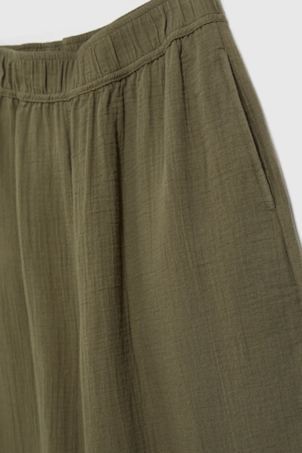 Women's summer trousers MOODO - khaki