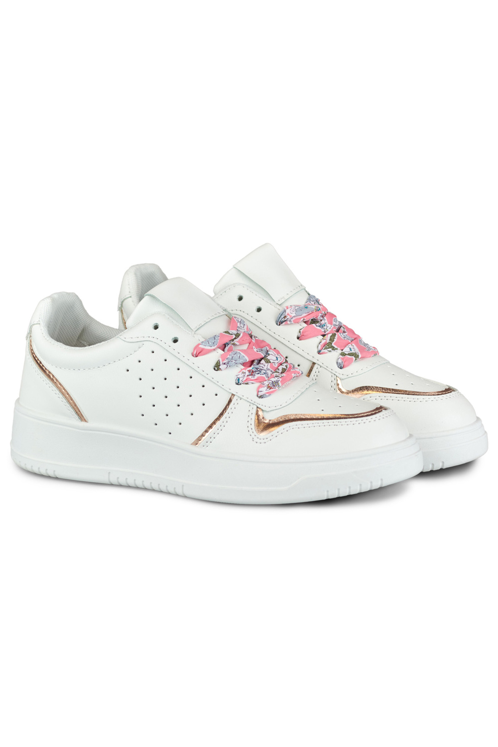 primohurt Sneakersy damskie z wymiennymi ozdobnymi sznurówkami