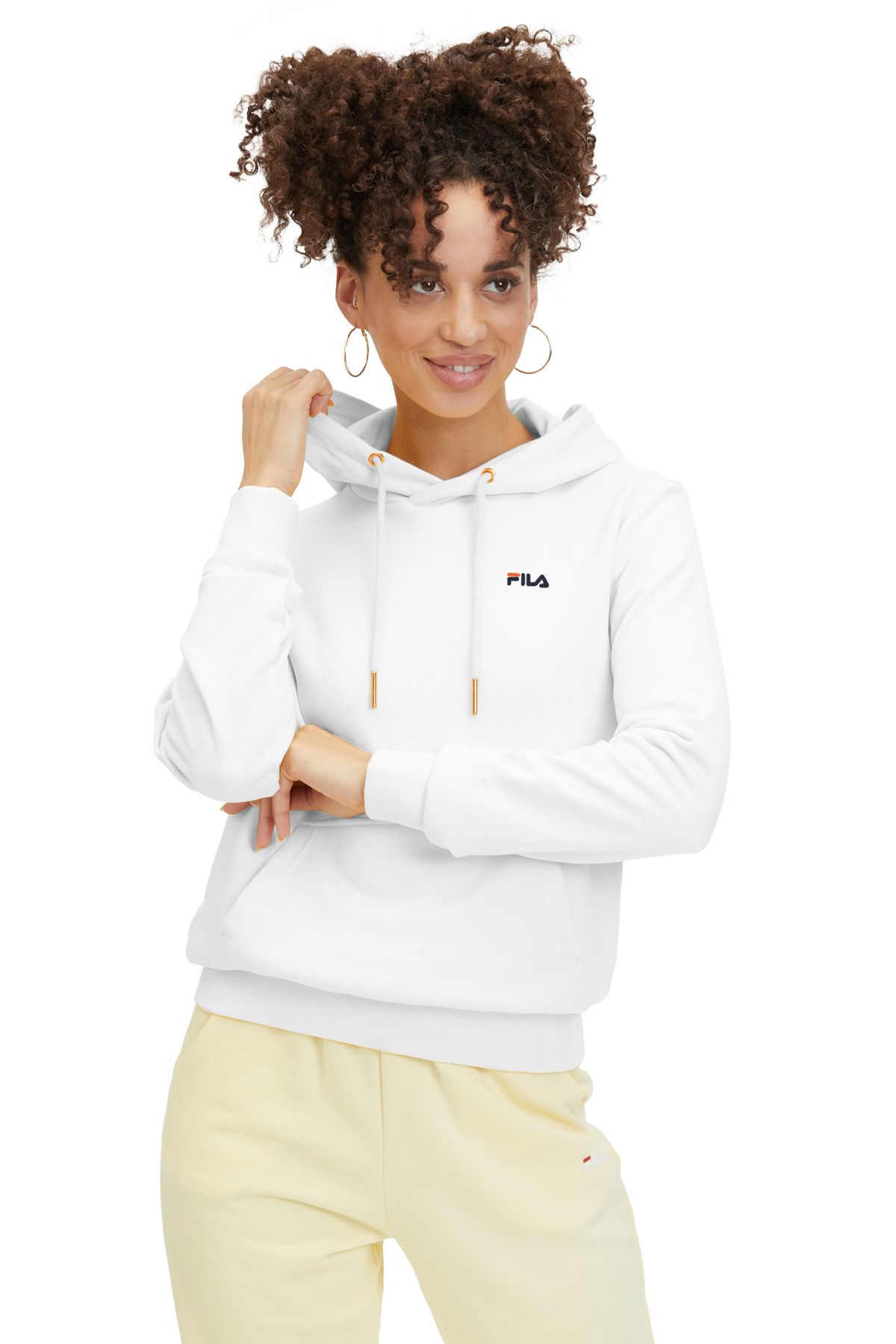 Fila Bright White BRUCHSAL regular hoody