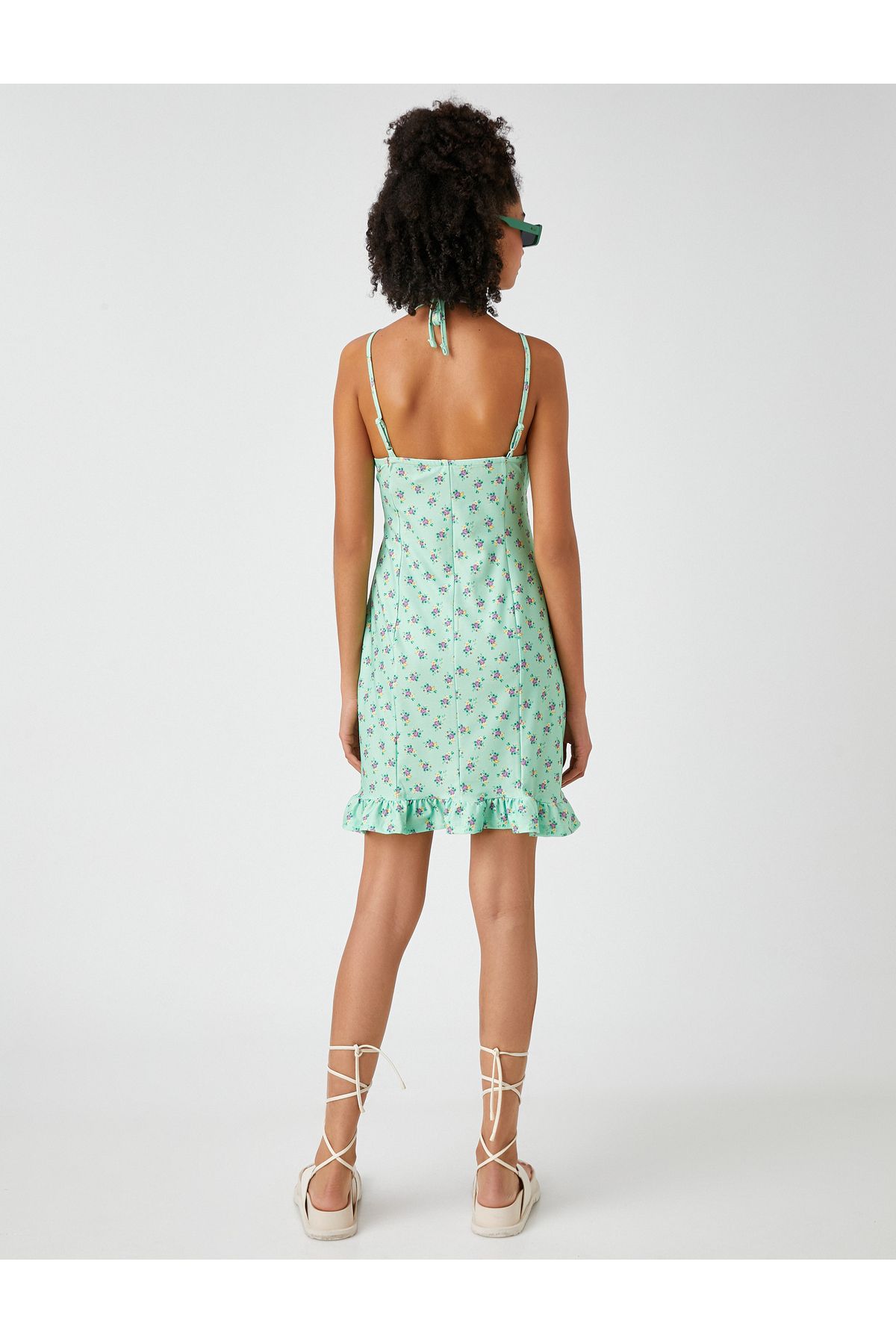 Rochie mini cu bretele subțiri Koton