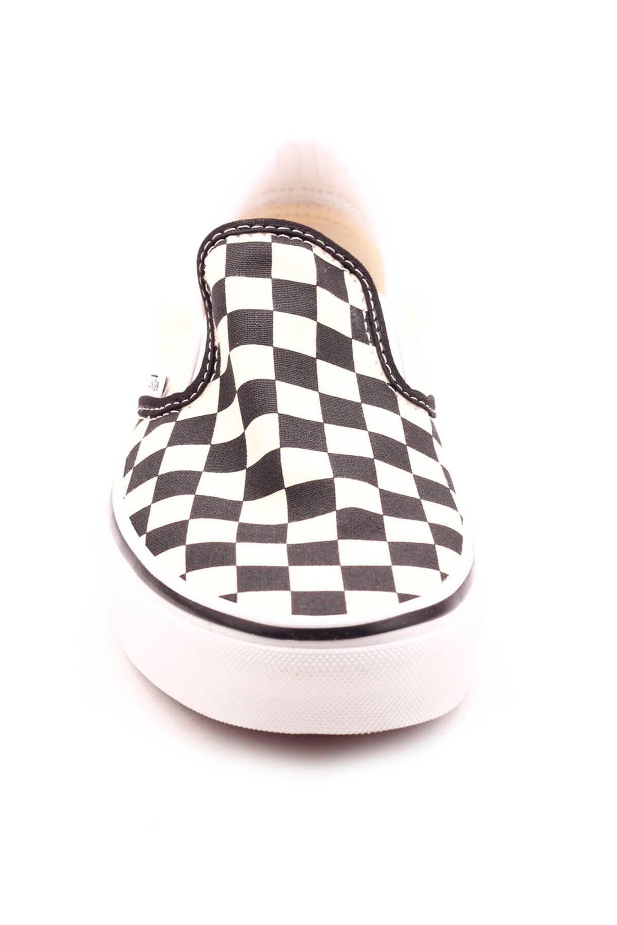 Shoes Vans Ua Classic Slip-On Blk Whtchckerbo