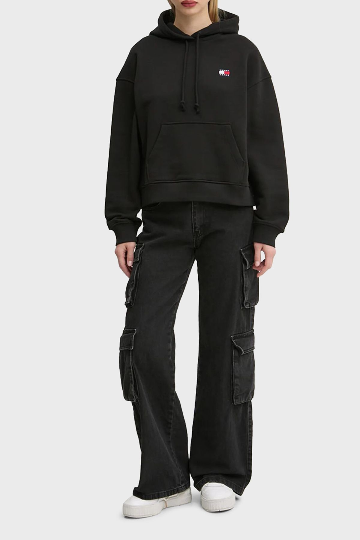 Tommy Jeans 100% Cotton Relaxed Fit Hooded Sweat SWEAT