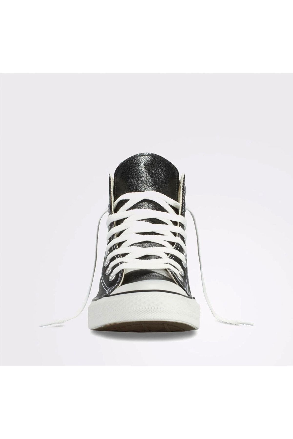 Teniși Converse negri cu talpă înaltă