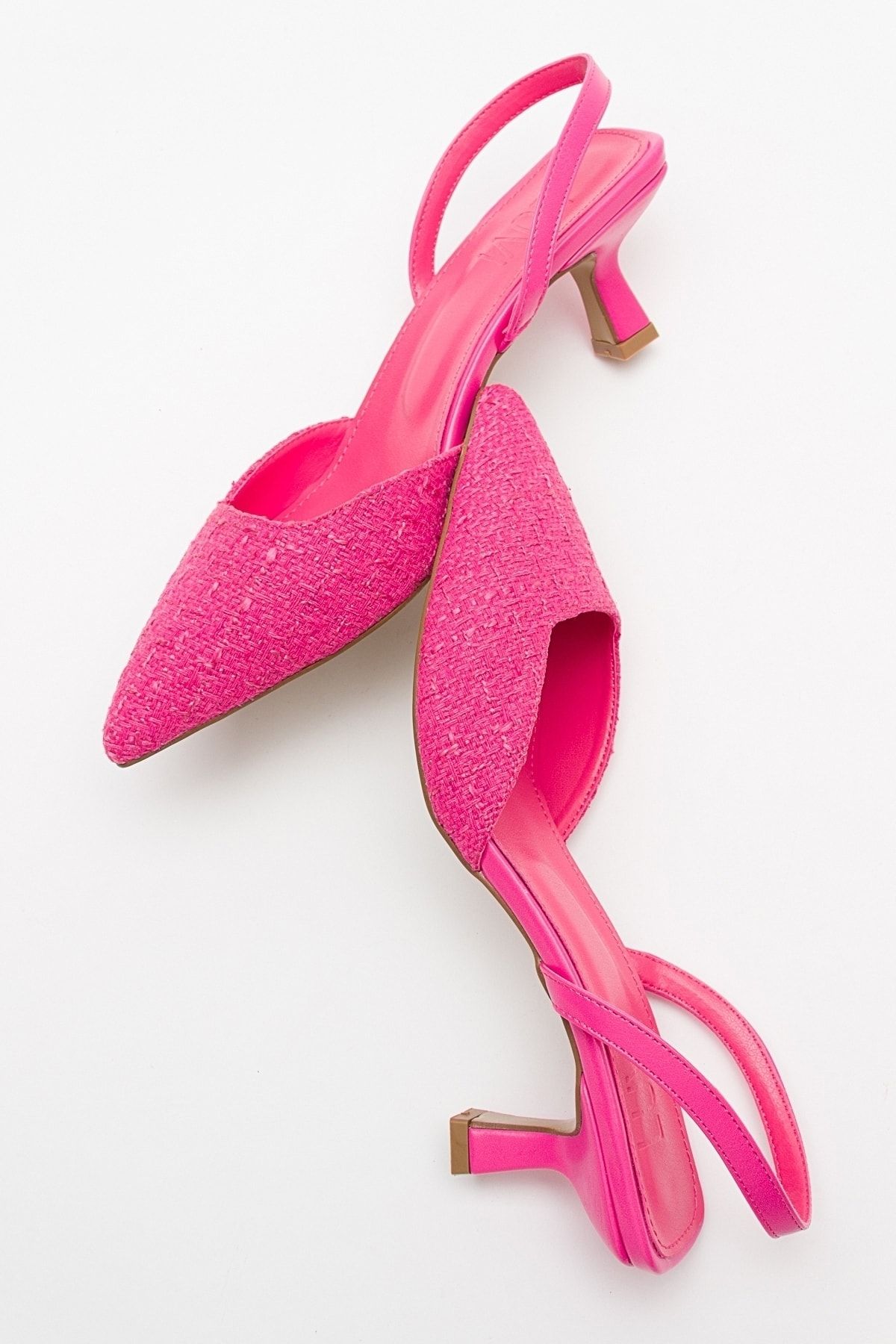 LuviShoes OVER Pink Women's Heeled Shoes