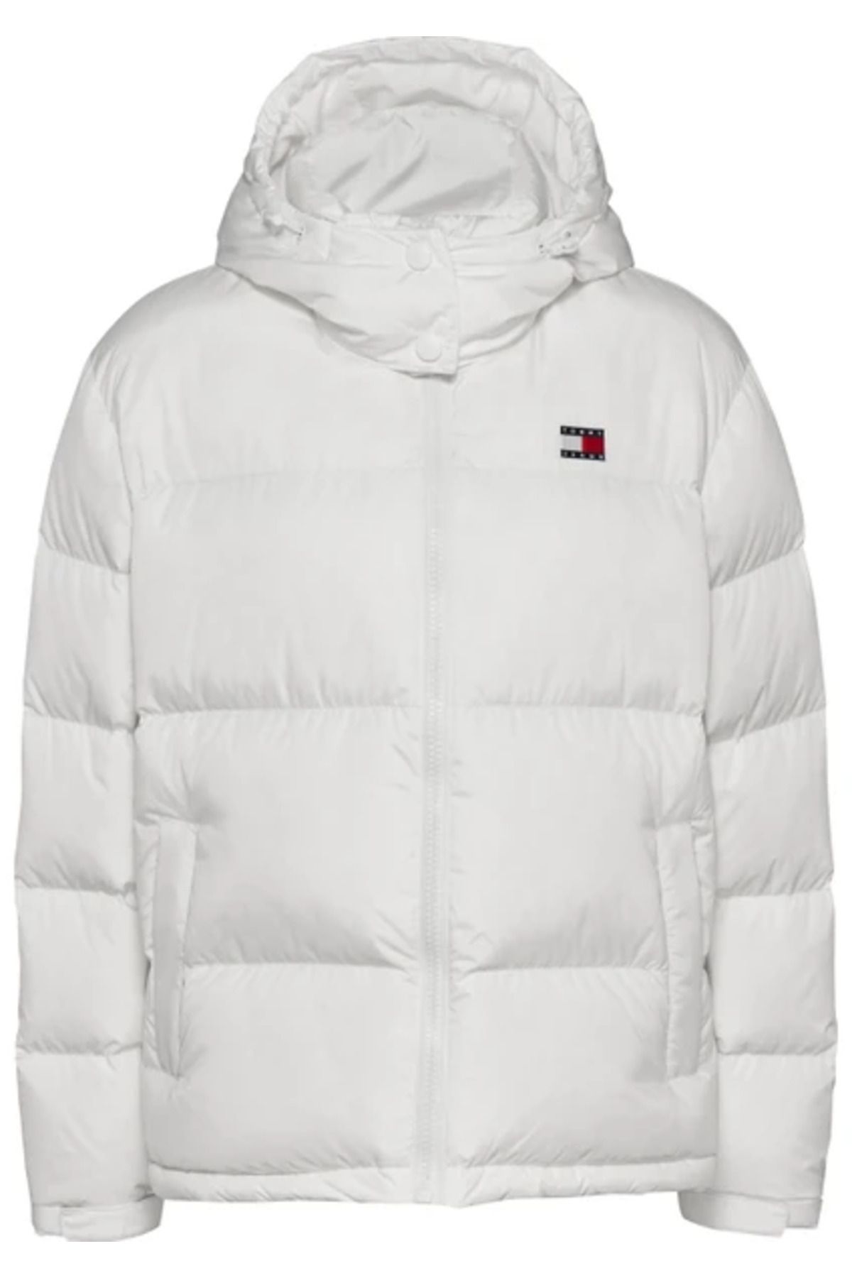 Tommy Jeans White Women's Puffer Jacket TJW ALASKA PUFFER EXT
