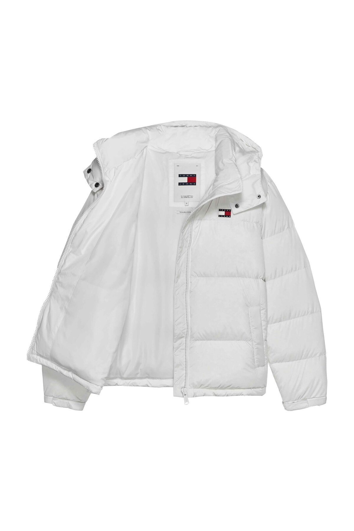Tommy Jeans White Women's Puffer Jacket TJW ALASKA PUFFER EXT