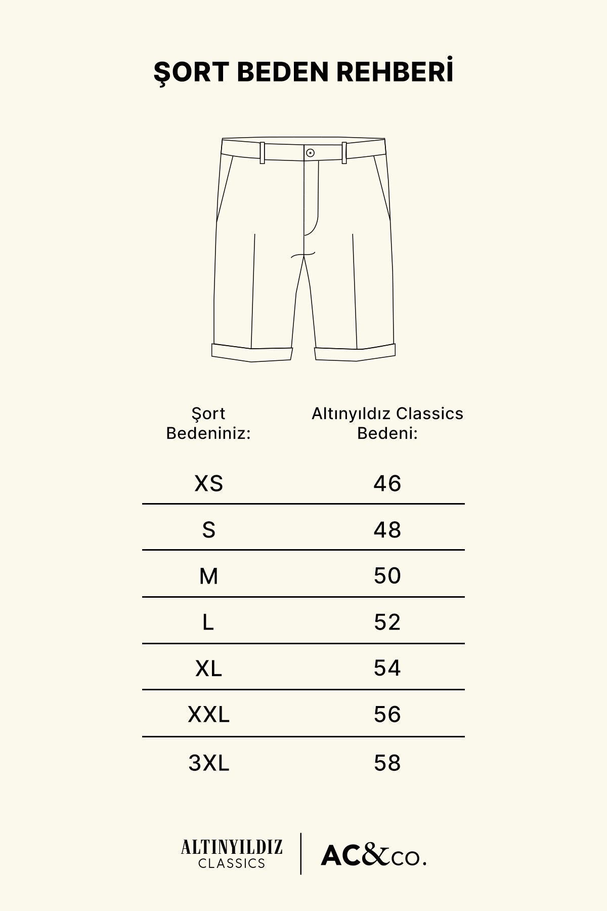 AC&amp;Co / Altınyıldız Classics Men&#039;s Indigo Slim Fit Slim Fit Dobby Shorts 100% Cotton Casual Chino Shorts.