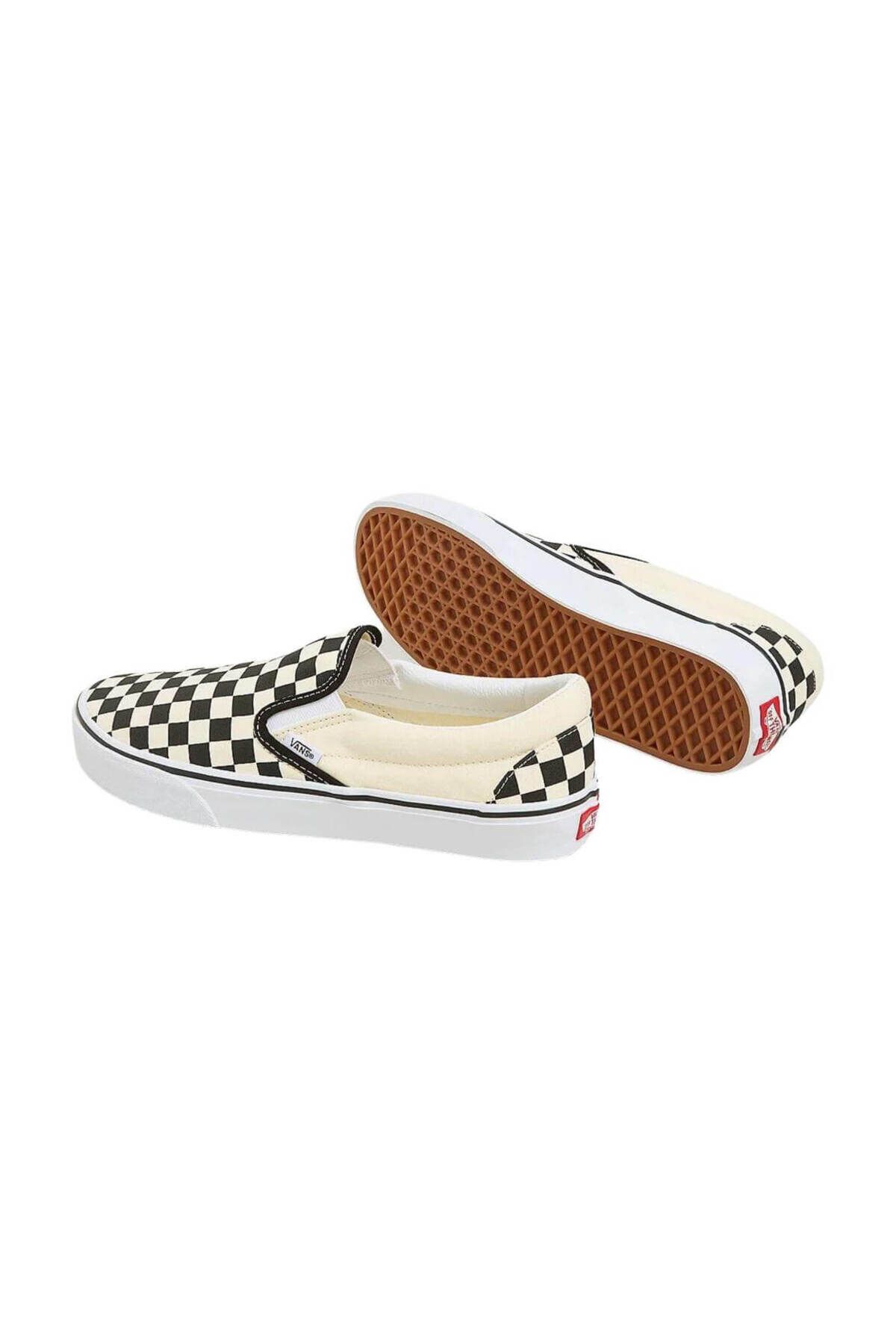 Shoes Vans Ua Classic Slip-On Blk Whtchckerbo