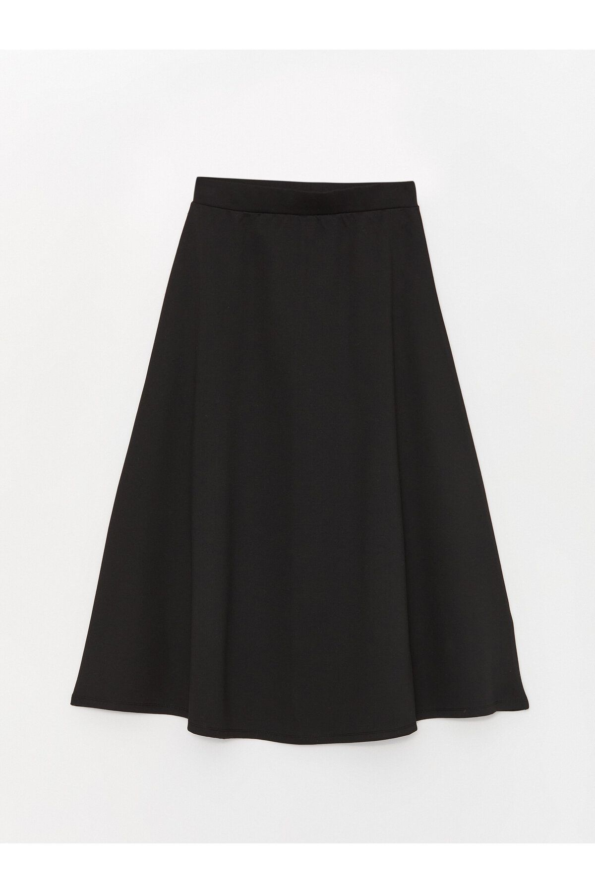 LC Waikiki Straight A-Cut Women's Skirt with Elastic Waist
