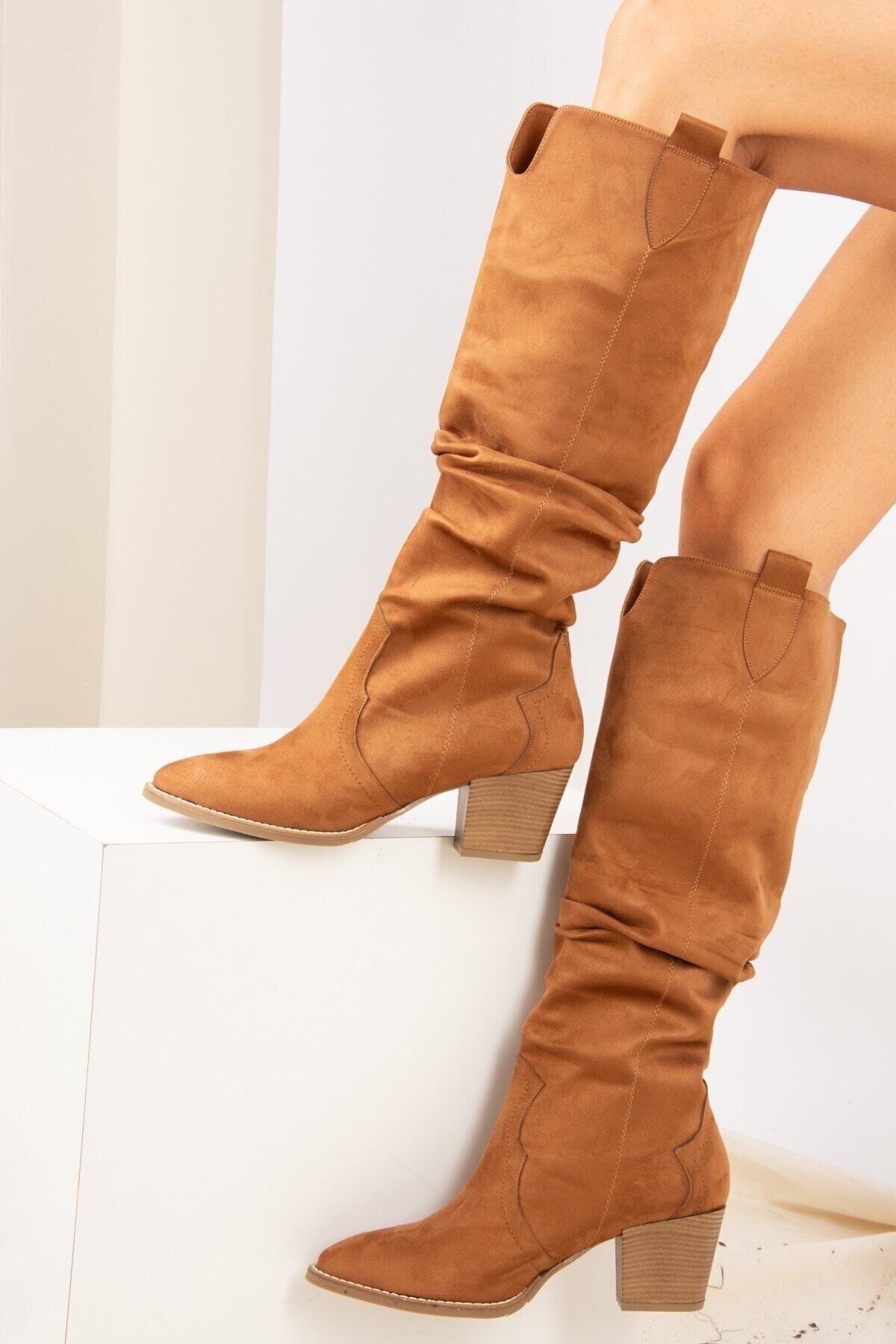 Fox Shoes Tan Women's Suede Boots