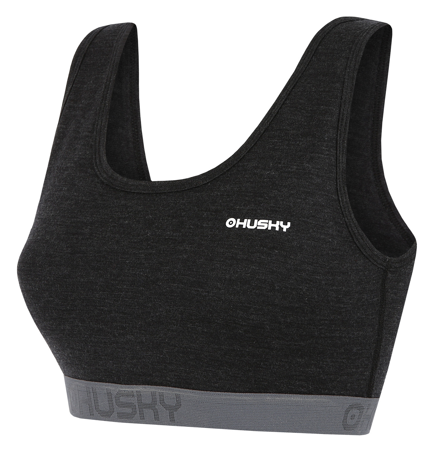 Merino Thermal Underwear HUSKY Mebra L Black Bra