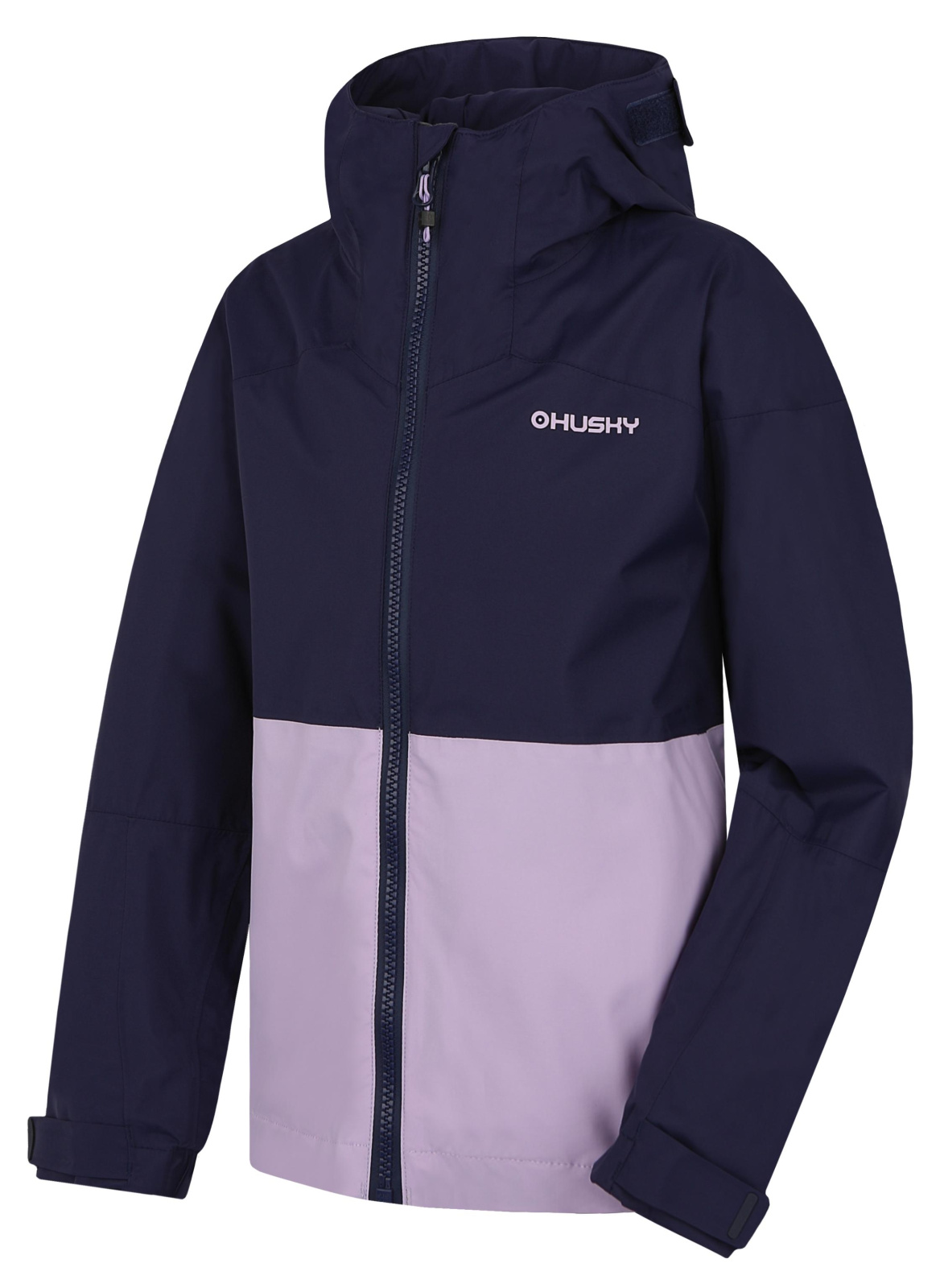 HUSKY Nicker K purple childrens hardshell jacket