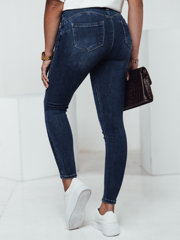 Spodnie damskie BELTZEN skinny z paskiem jeansowe Dstreet
