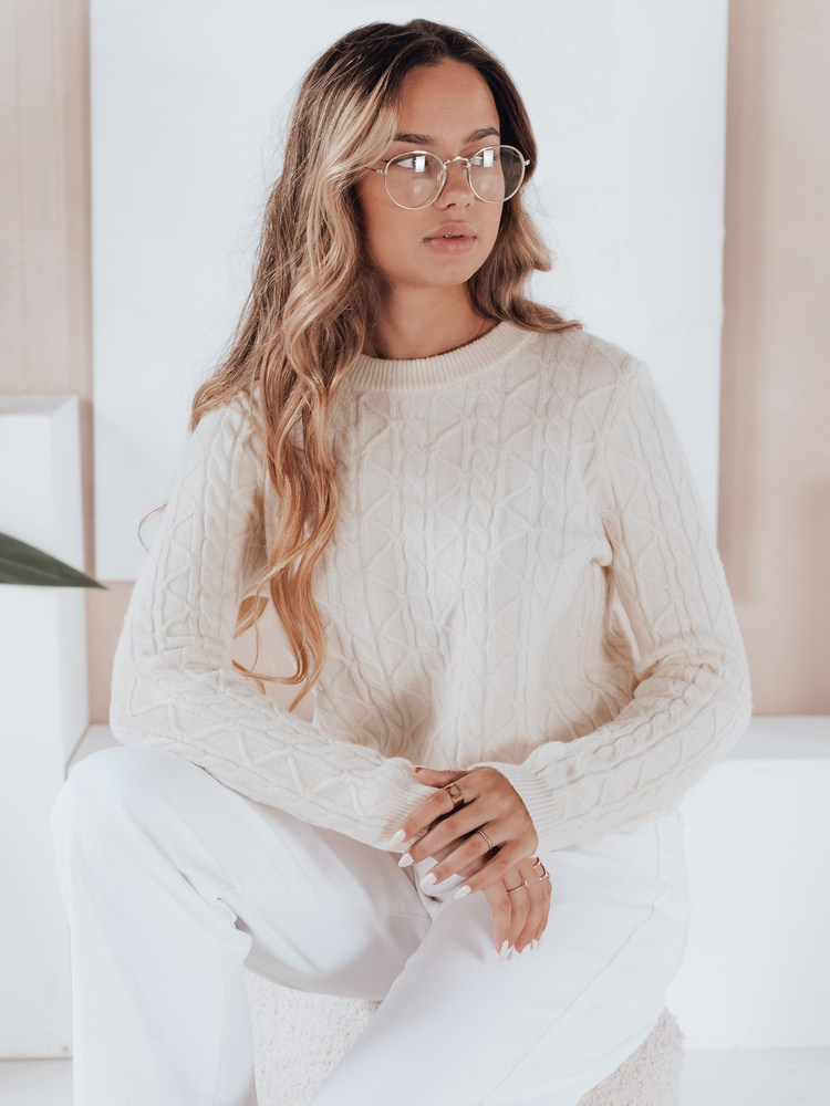 Pulover de damă BRAVINA ecru