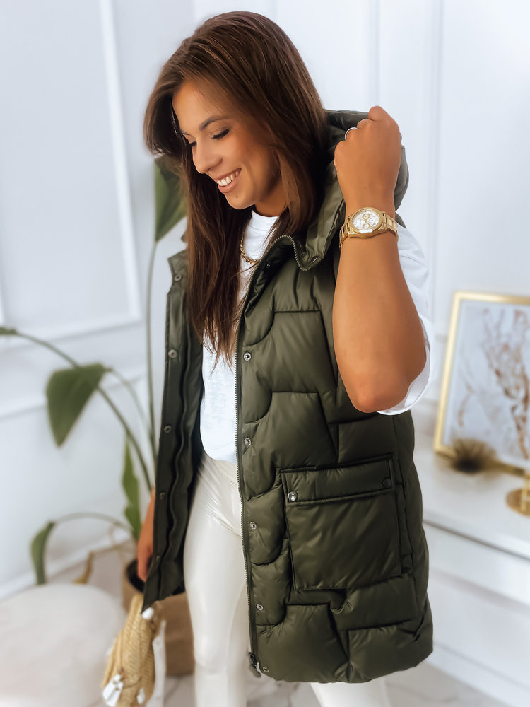 Kamizelka damska WENDY zielona Dstreet