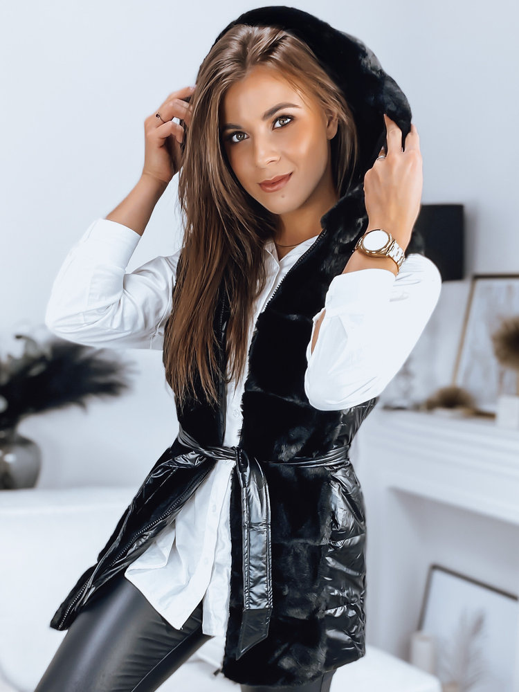 Kamizelka damska KAMILLA czarna Dstreet