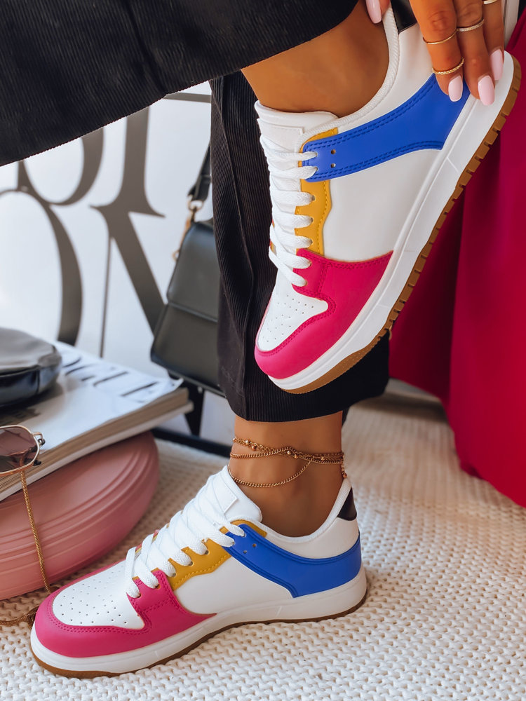 Sneakersy damskie COLORFULL fuksja Dstreet