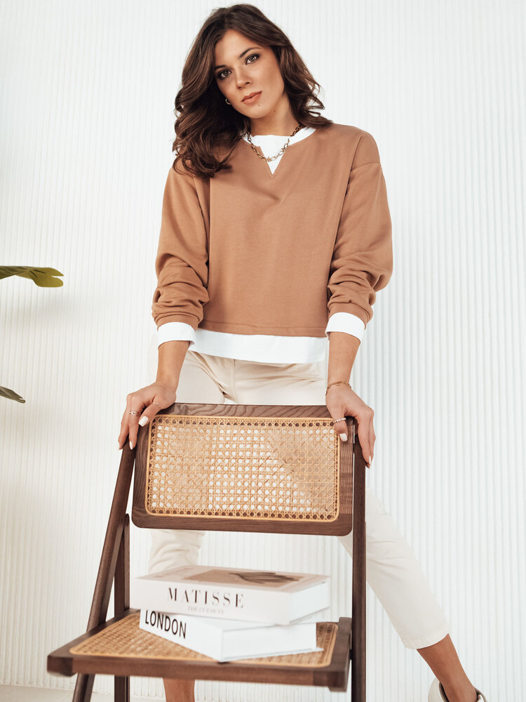 Bluza damska LORAN kamelowa Dstreet