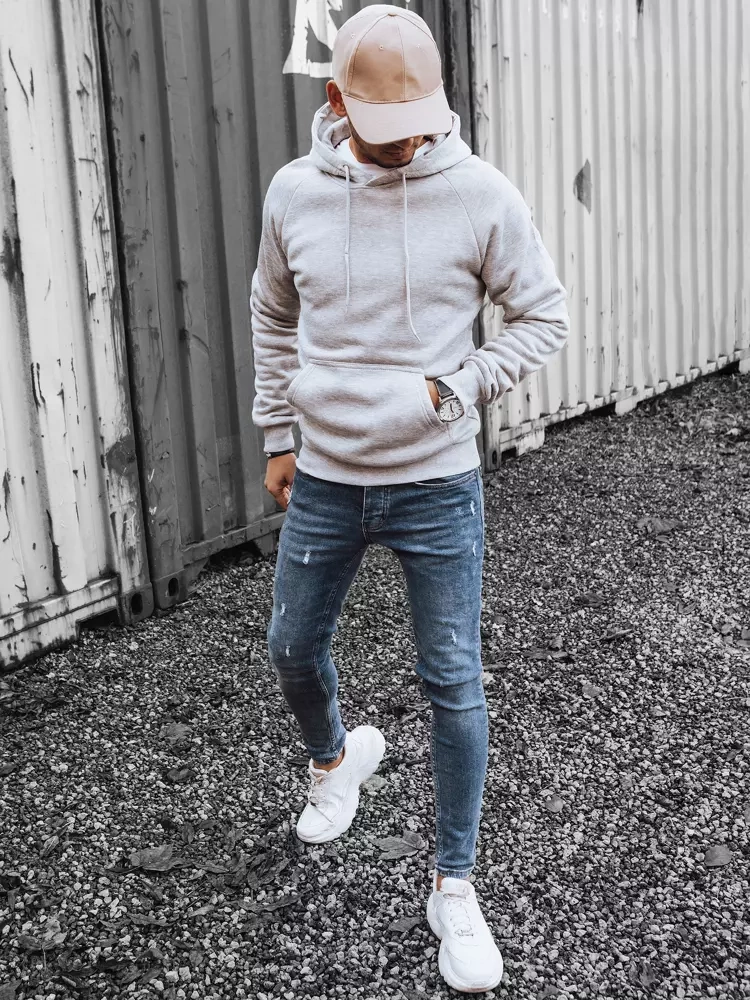Bluza męska jasnoszara Dstreet