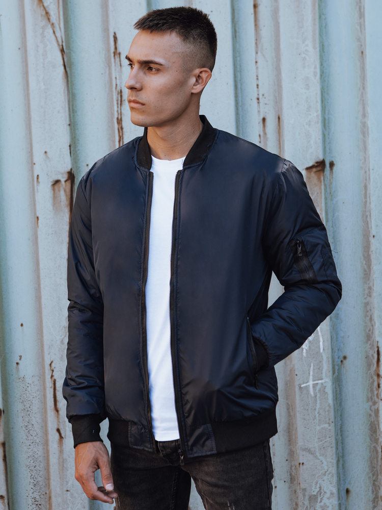 Kurtka męska bomber jacket granatowa Dstreet