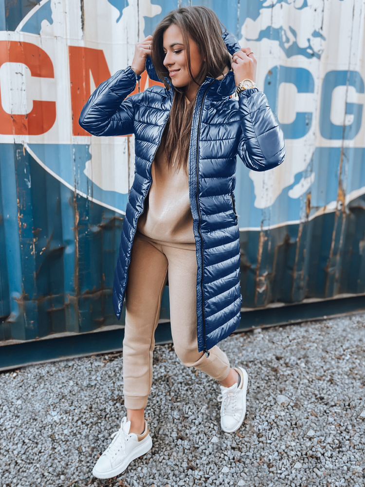 Palton matlasat lung pentru femei LESSI