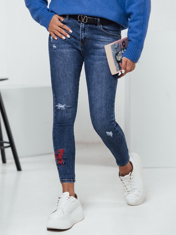 Spodnie Damskie BUTTEROTO Skinny Jeansowe Dstreet