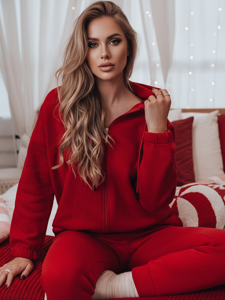 Set trening pentru femei AMILIA PREMIUM roșu