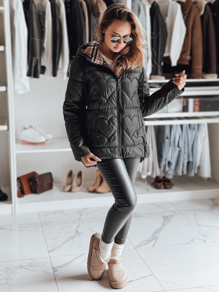 Kurtka pikowana damska OLMO czarna Dstreet