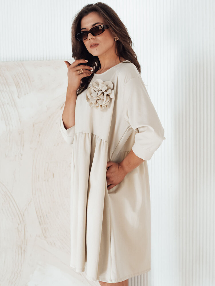 Sukienka NALERA beżowa Dstreet