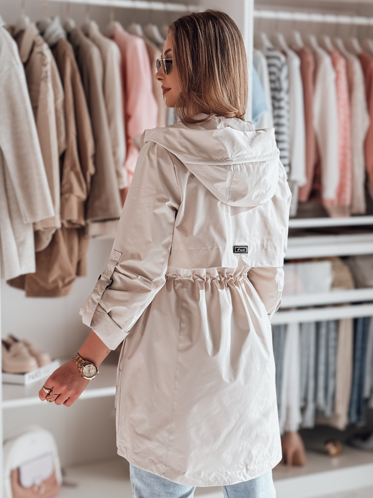 Kurtka damska parka przejściowa MODOVIA biała Dstreet