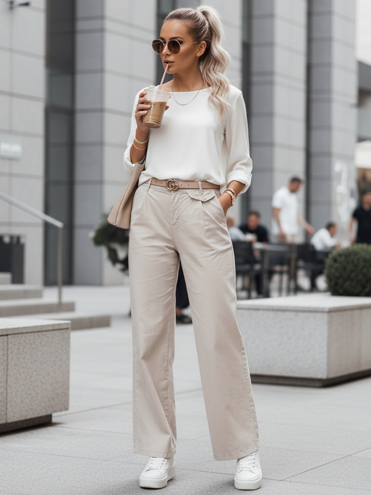 Dámske nohavice wide leg MOBISKA