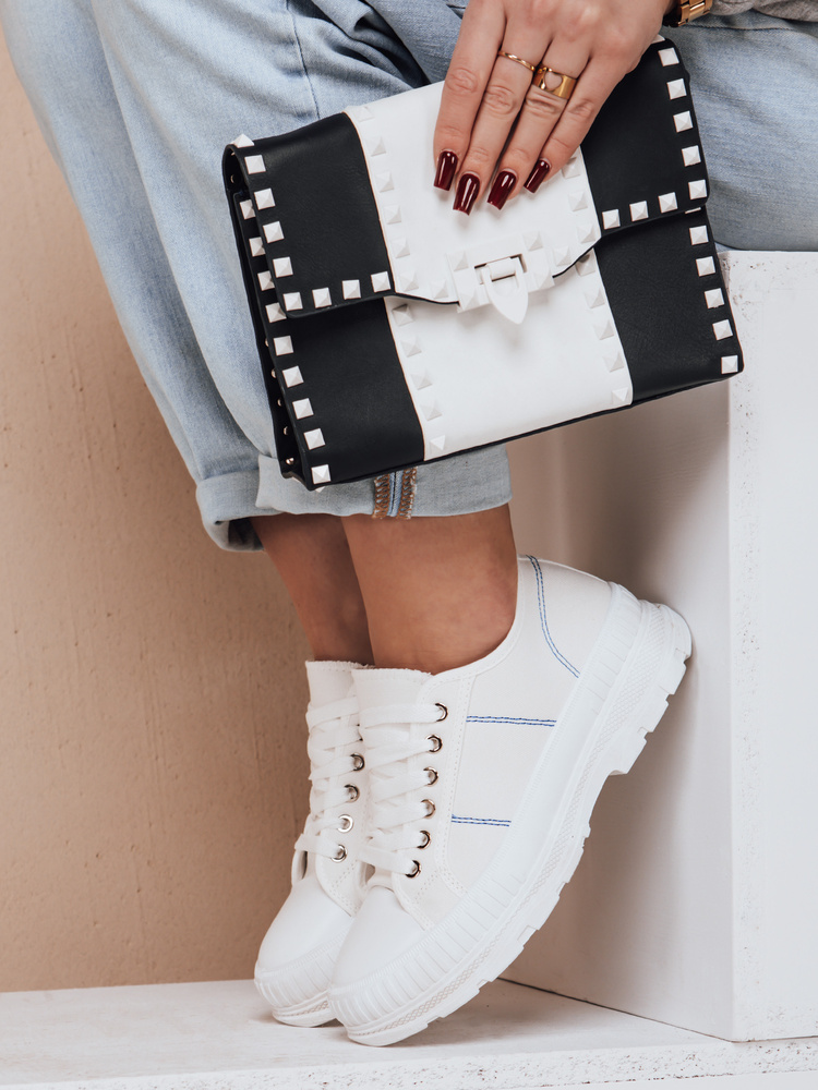 Teniși albi pentru femei BLUM