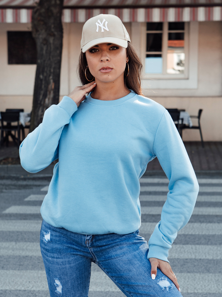 Bluza damska FASHION II jasnoniebieska Dstreet