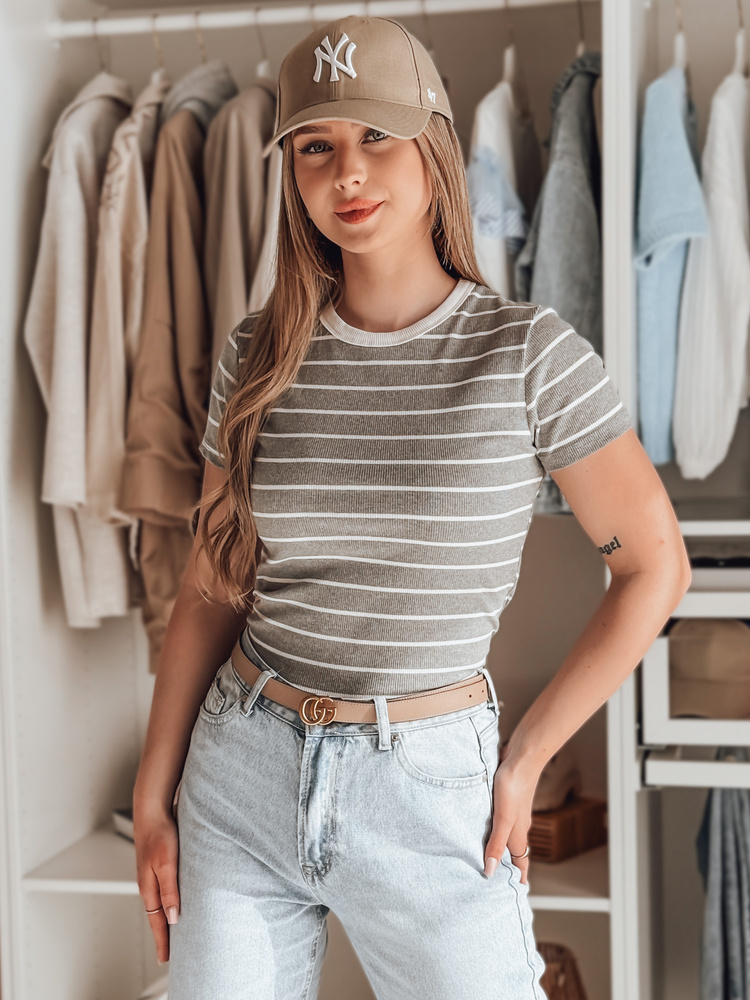 Дамска раирана тениска LINESS