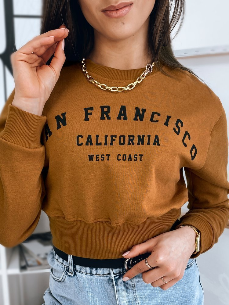 Bluza damska SAN FRANCISCO ruda Dstreet