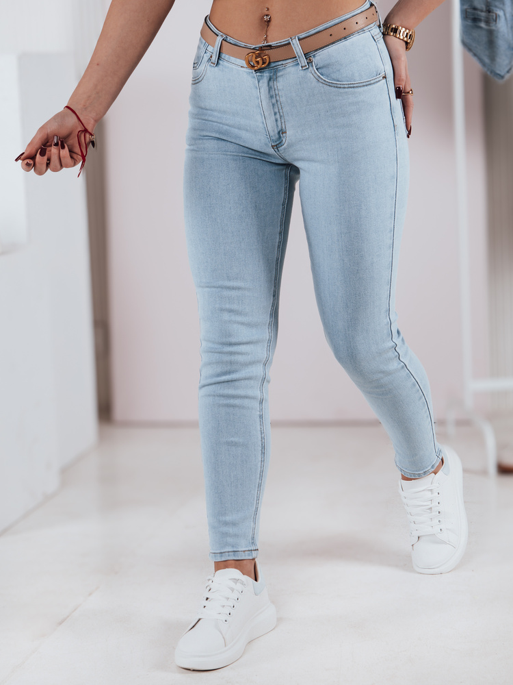 Spodnie damskie jeansowe skinny ELASTICON Dstreet