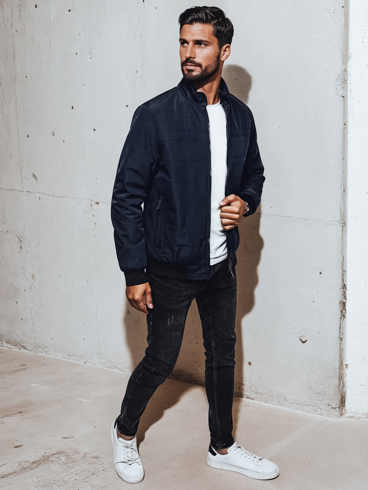 Kurtka męska przejściowa granatowa Dstreet