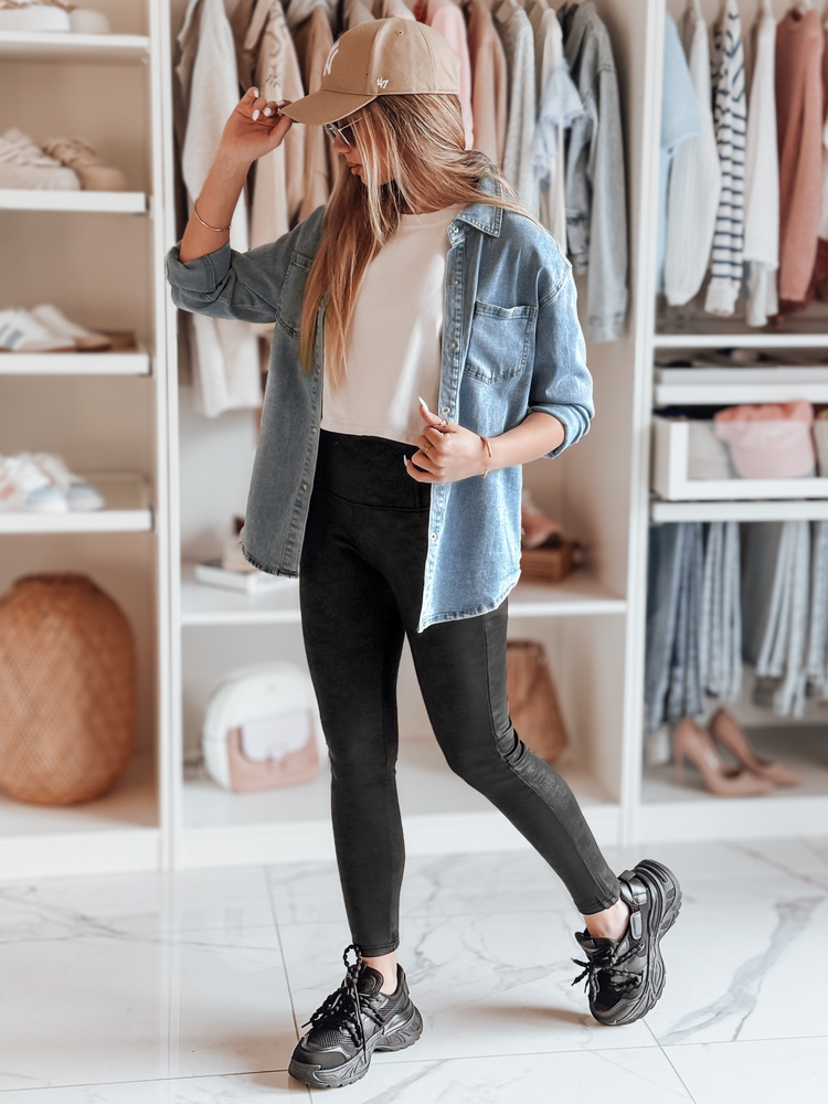 Cămașă din denim supradimensionată pentru femei BLUJANES