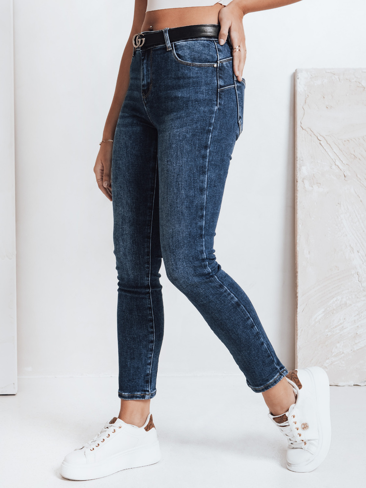 Blugi de damă BEVINO, albastru închis