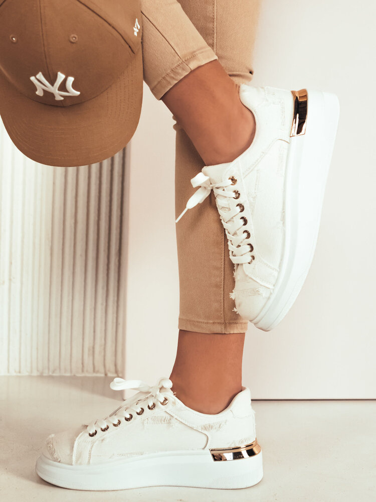 Trampki damskie BURGO beżowe Dstreet