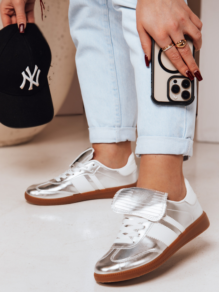 Teniși sport pentru femei SNIKARI argintii