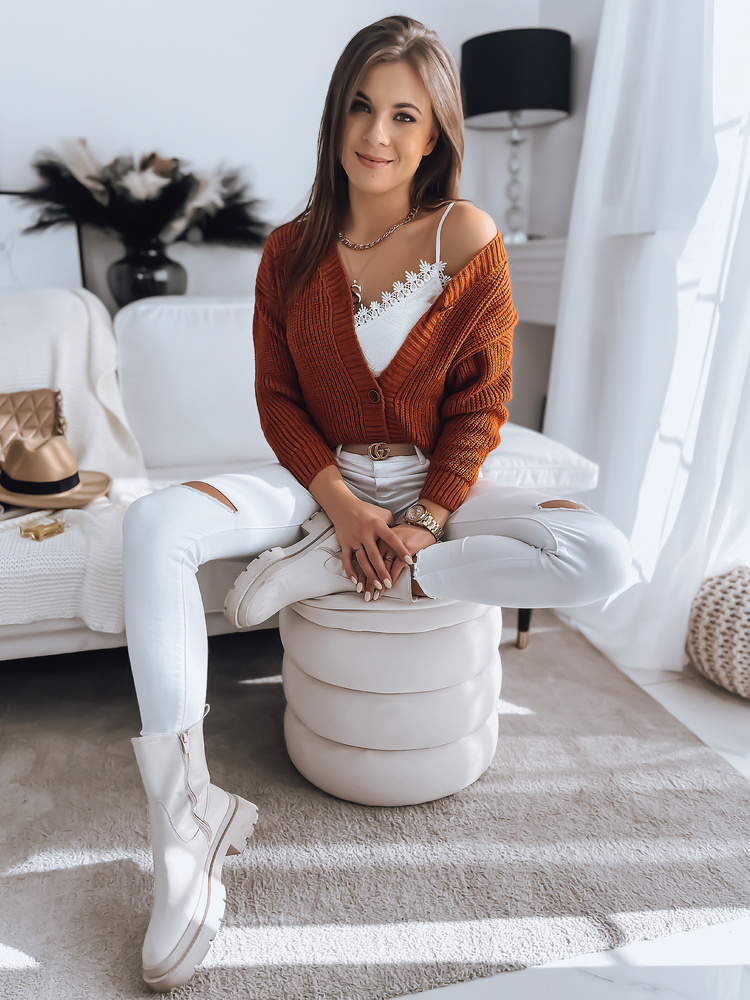 Sweter damski MINSTRAL rudy Dstreet